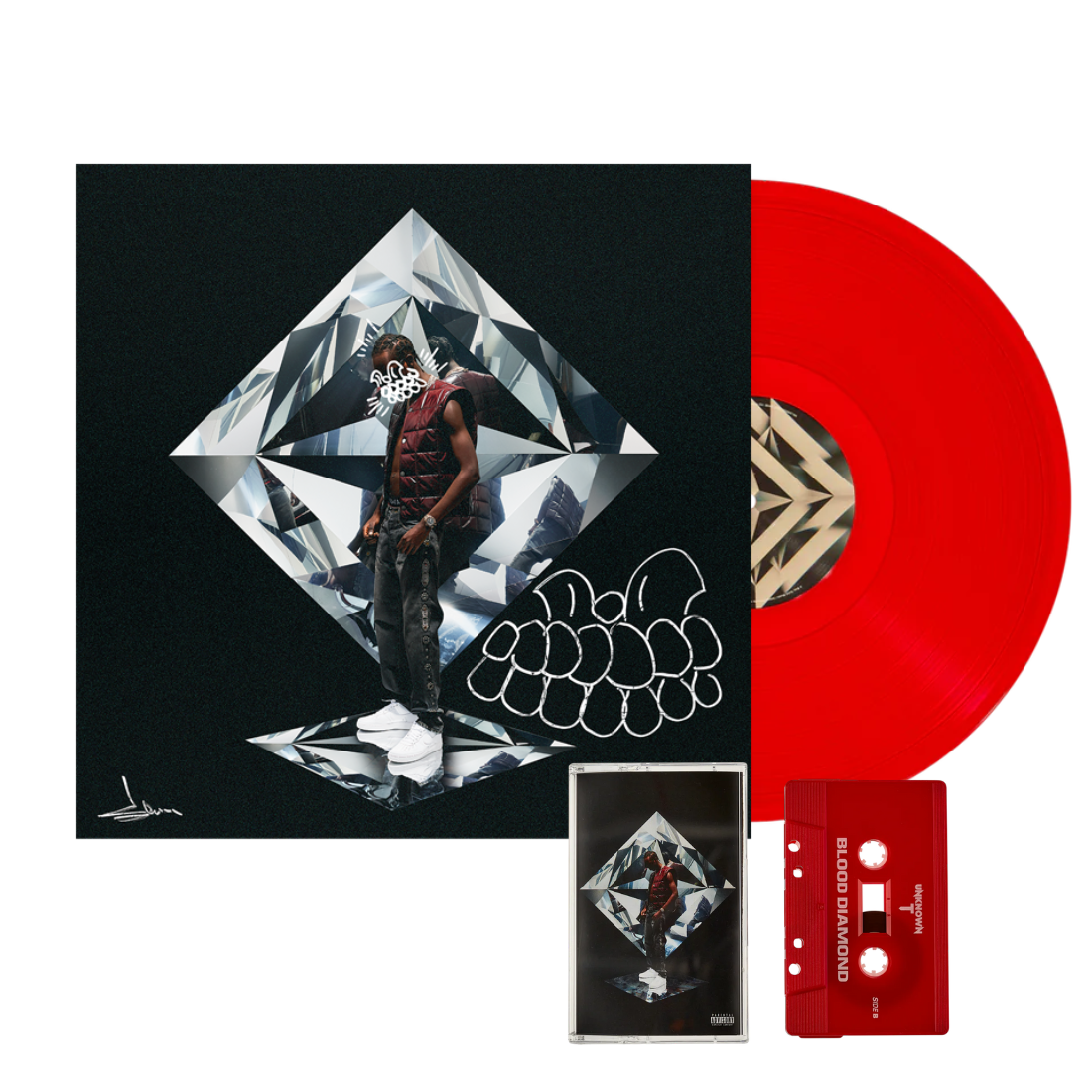 Blood Diamond x Slawn Alternative Vinyl, Cassette