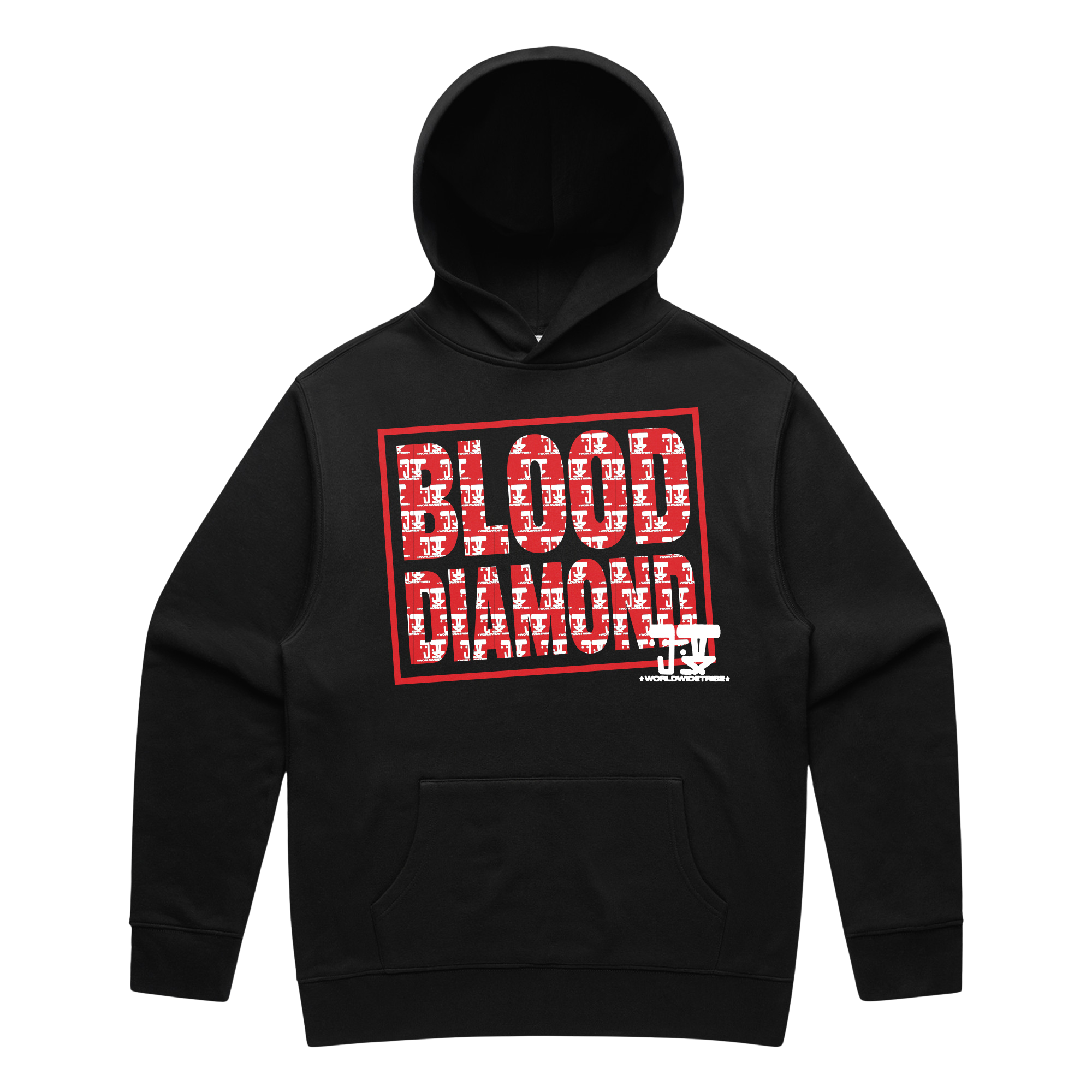 Unknown T - Unknown T x JUDAH Blood Diamond Black Hoodie