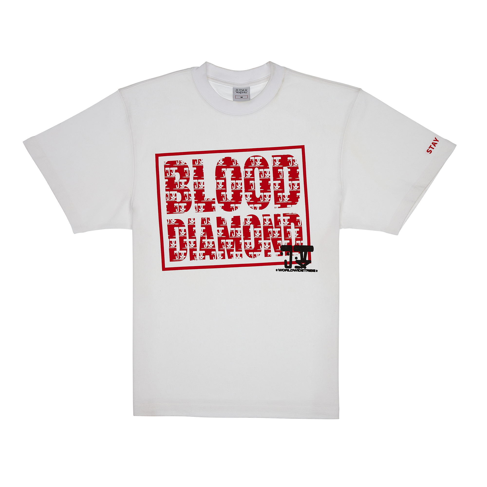 Unknown T - Unknown T x JUDAH Blood Diamond White T-Shirt