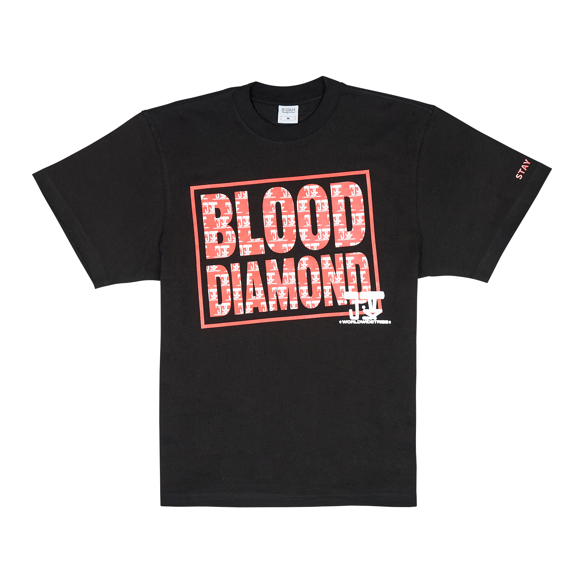 Unknown T - Unknown T x JUDAH Blood Diamond Black T-Shirt